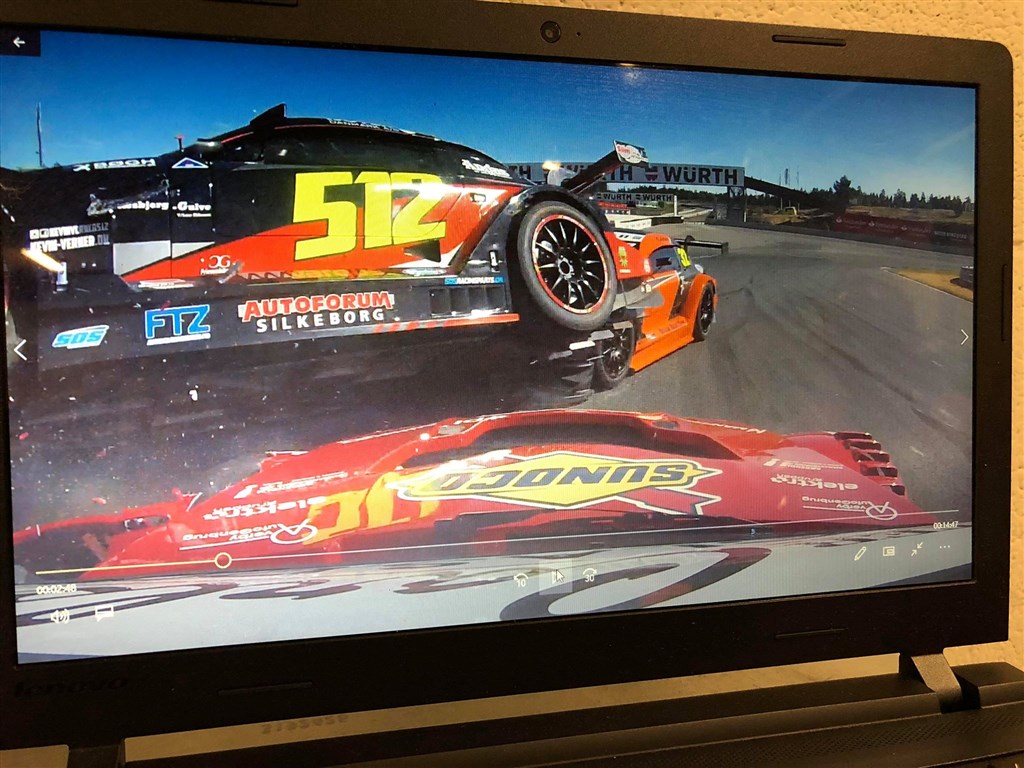 Kevin fik en flyvetur i Norge
(Foto: Motorsporten.dk)